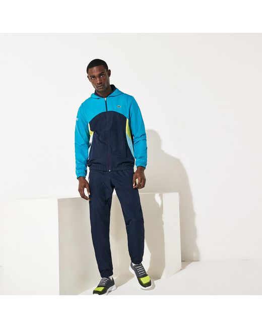 lacoste color block tracksuit