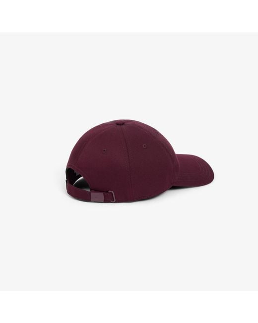 Lacoste Natural Cotton Twill Cap