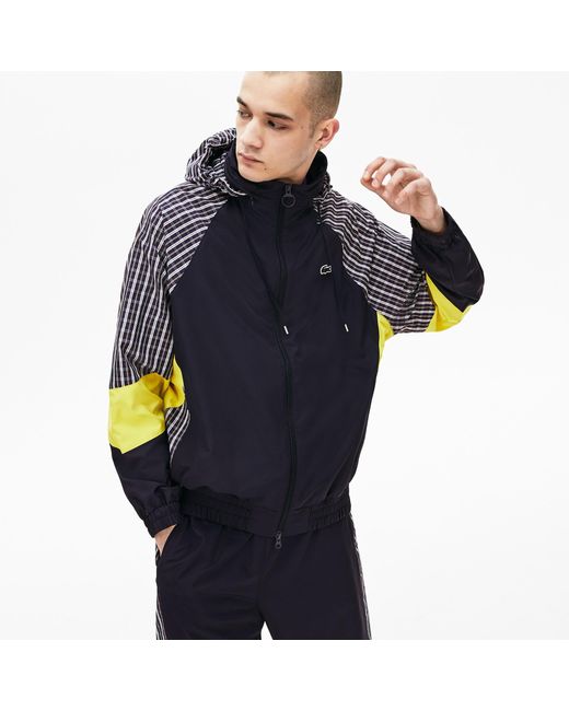 lacoste nylon track jacket