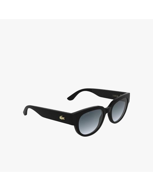 Lacoste Black L.12.12 Oval Glasses