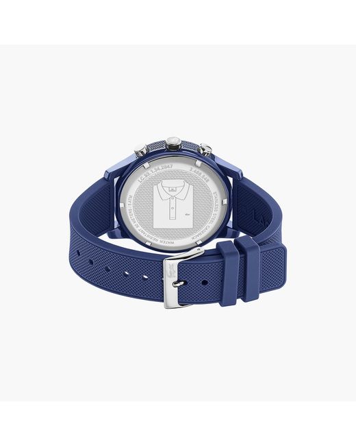 lacoste 12.12 watch blue