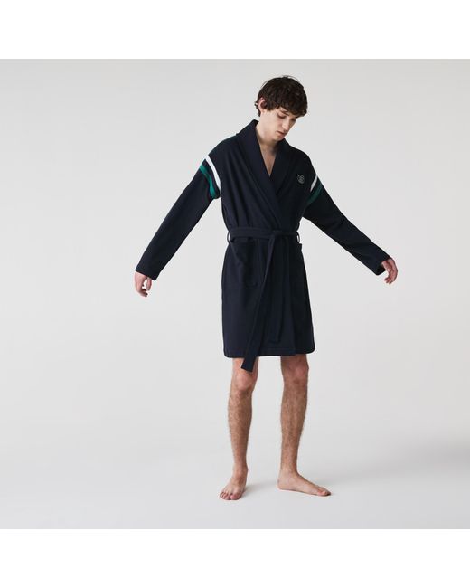 lacoste bathrobe mens
