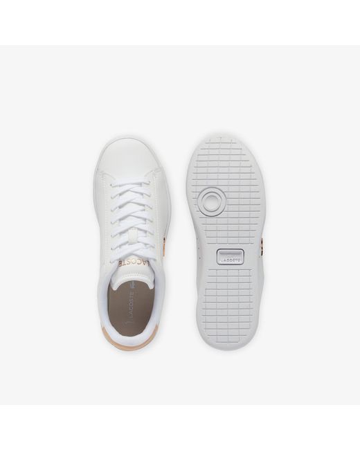 Lacoste White Low-Top Trainers