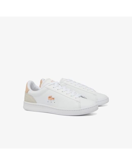 Lacoste White Low-Top Trainers