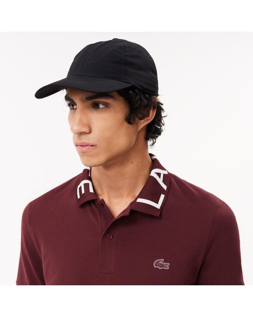 Lacoste Red Slim Fit Movement Piqu¿ Polo Shirt for men