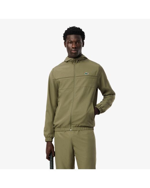 Lacoste Green Full-Zip Track Jacket for men