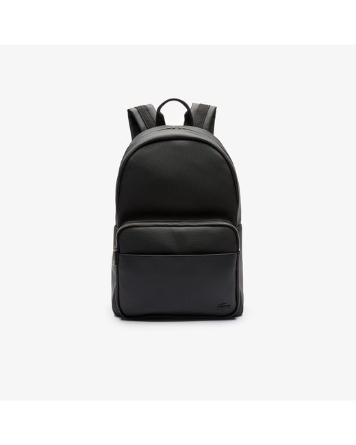 lacoste men's classic petit piqué backpack