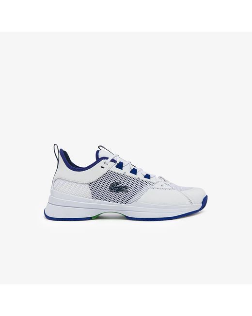 Lacoste Ag-lt21 Textile And Synthetic Tennis Shoes in White & Blue ...