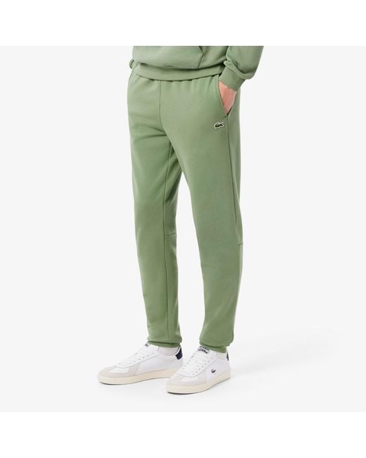 Lacoste Green Tapered Leg Sweatpants for men