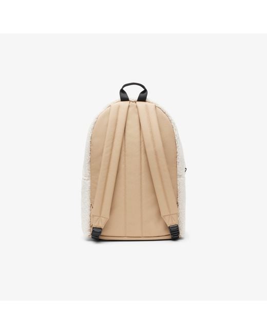 Lacoste White Neocroc Backpack