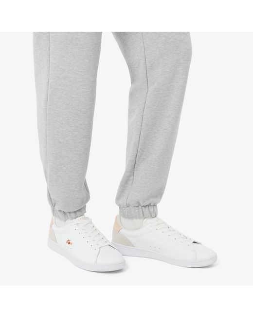 Lacoste White Low-Top Trainers