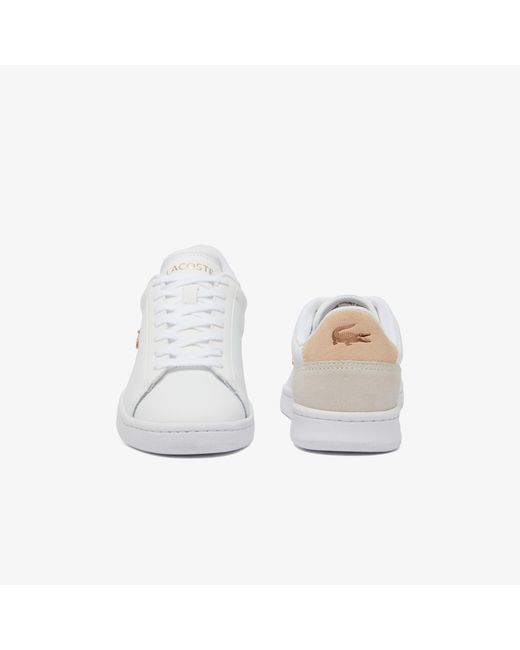 Lacoste White Low-Top Trainers