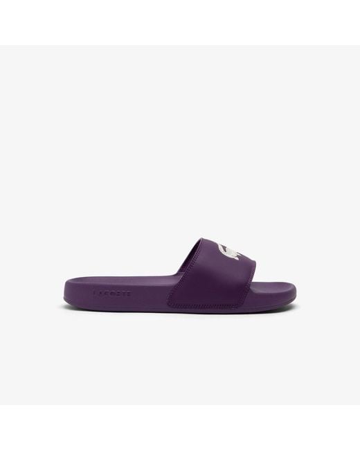 Lacoste Purple Serve Slide