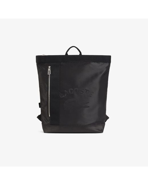 Lacoste Black Lynon Backpack