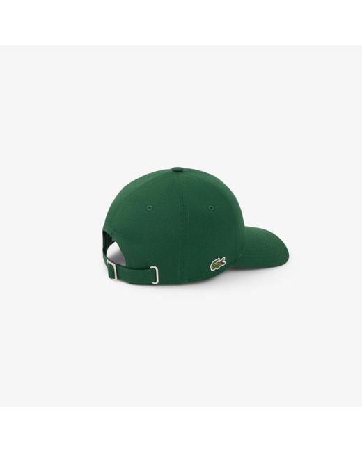 Lacoste Green 3D Embroidered Baseball Cap