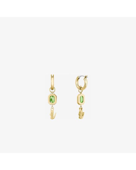 Lacoste White Deva Earrings