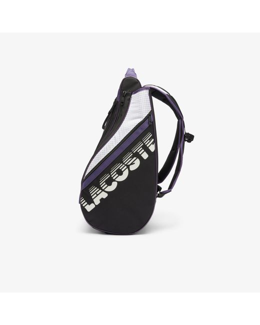 Lacoste Black Large Brewen Racket Backpack for men