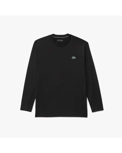 Lacoste Men's Black Slim Fit Stretch Sport T-Shirt