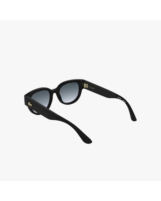 Lacoste Black L.12.12 Oval Glasses