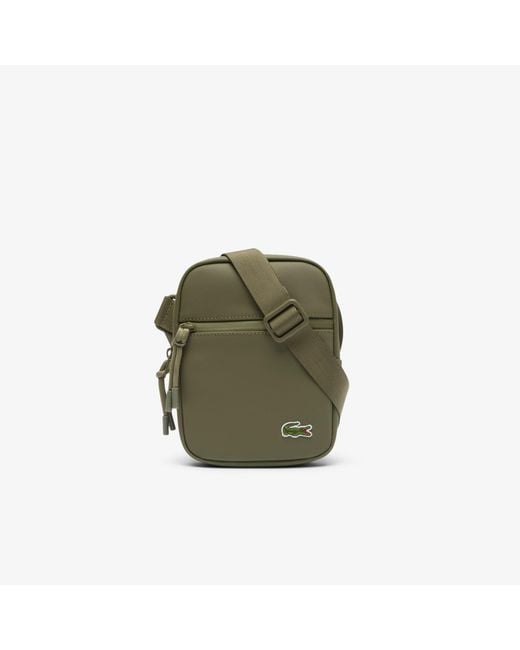 Lacoste Green Small Lcst Slimline Satchel for men