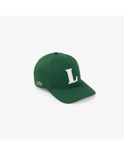 Lacoste Green 3D Embroidered Baseball Cap