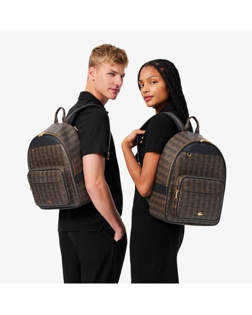 Lacoste Brown The Blend Backpack