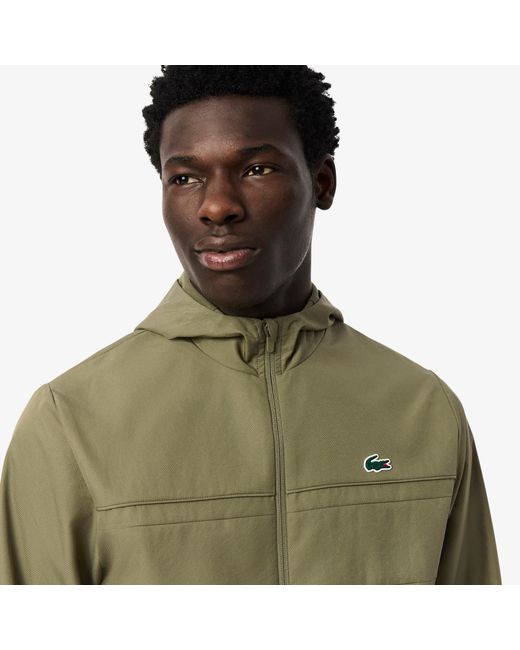 Lacoste Green Full-Zip Track Jacket for men