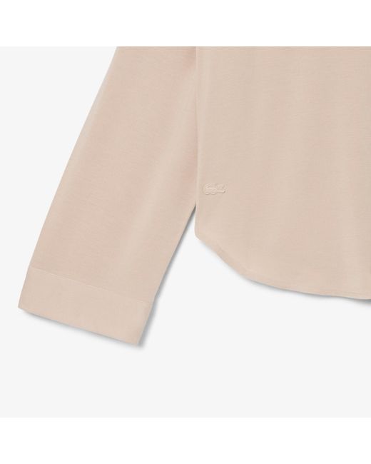 Lacoste Natural Modal Jersey Pajama Set
