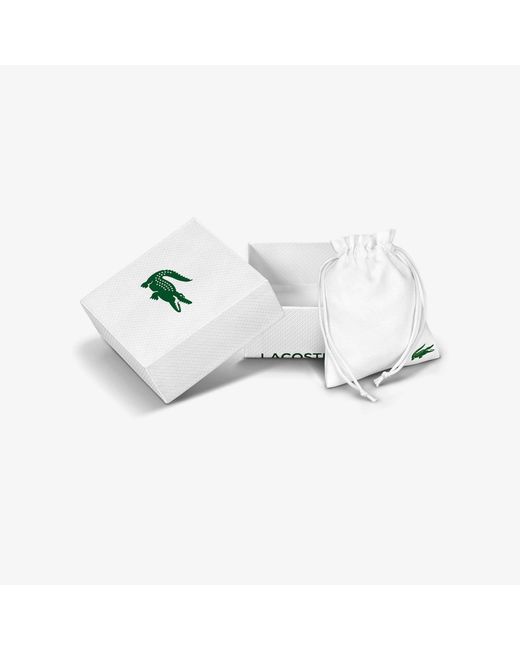 Lacoste White Deva Earrings