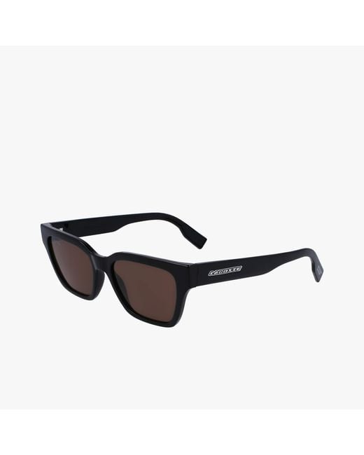 Lacoste Brown Active Rectangle Glasses