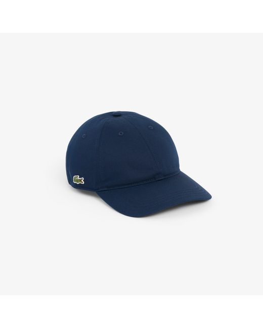 Lacoste Blue Cotton Twill Cap