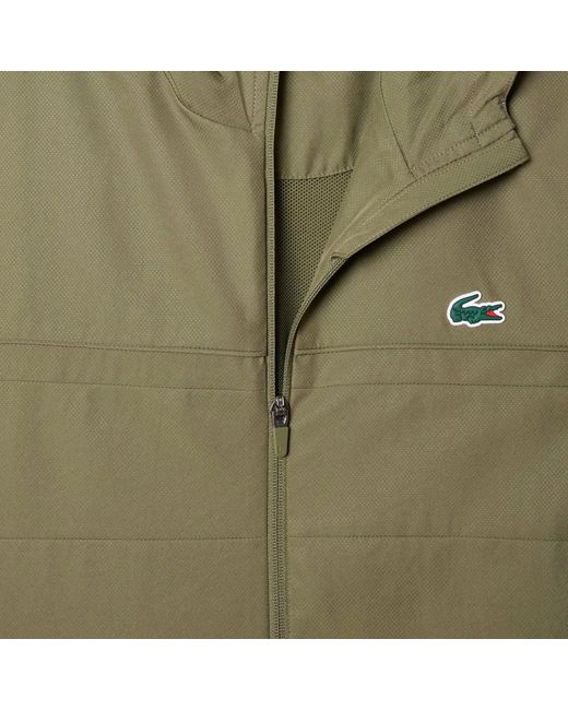 Lacoste Green Full-Zip Track Jacket for men
