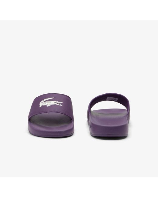 Lacoste Purple Serve Slide
