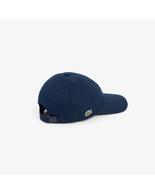 Lacoste Blue Cotton Twill Cap