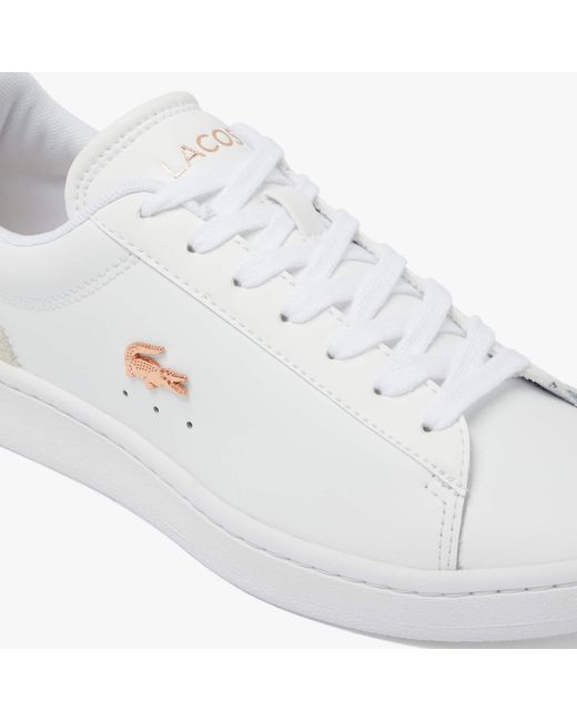 Lacoste White Low-Top Trainers