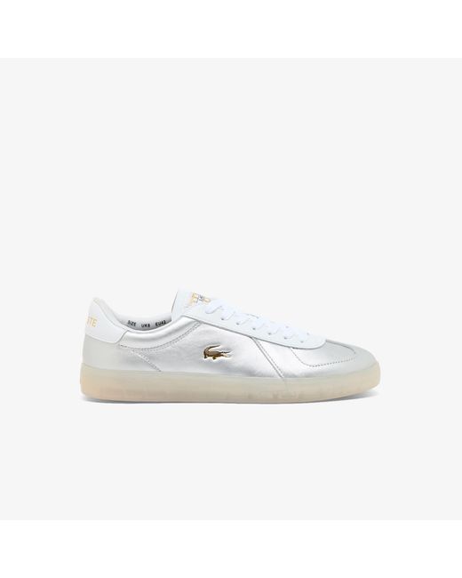 Lacoste White Baseshot Pro Leather Sneakers for men
