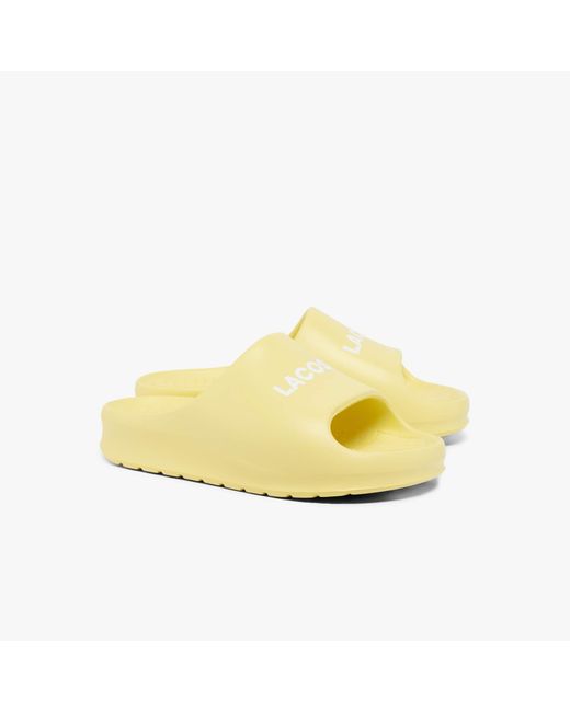 Lacoste Yellow Serve Slide 2.0