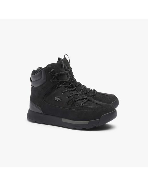 Lacoste Black Urban Breaker Boots for men