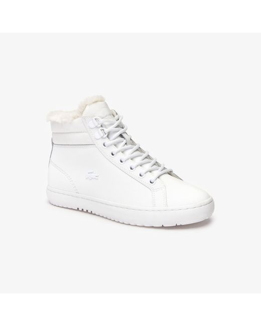 boots lacoste blanc