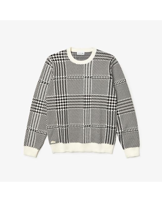 lacoste men's half zip sweater