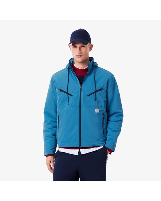 Lacoste Blue Archive Edition Water-Repellent Jacket for men