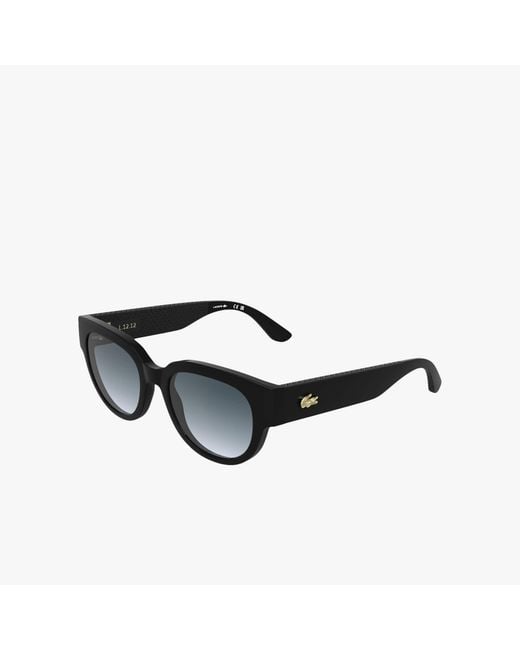 Lacoste Black L.12.12 Oval Glasses