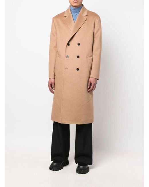 Valentino Cappotto in Natural for Men | Lyst