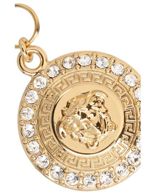 Versace 'medusa Medallion' Bag in Metallic | Lyst