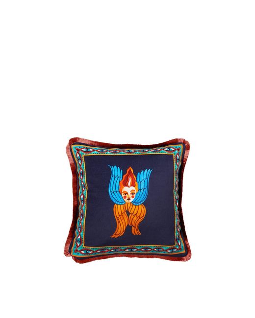 LaDoubleJ Blue Velvet Cushion (45X45)