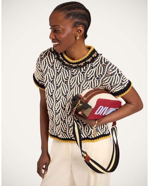 LaDoubleJ Multicolor Picture Top