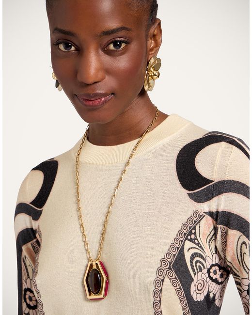 LaDoubleJ Natural Silky Crew Neck