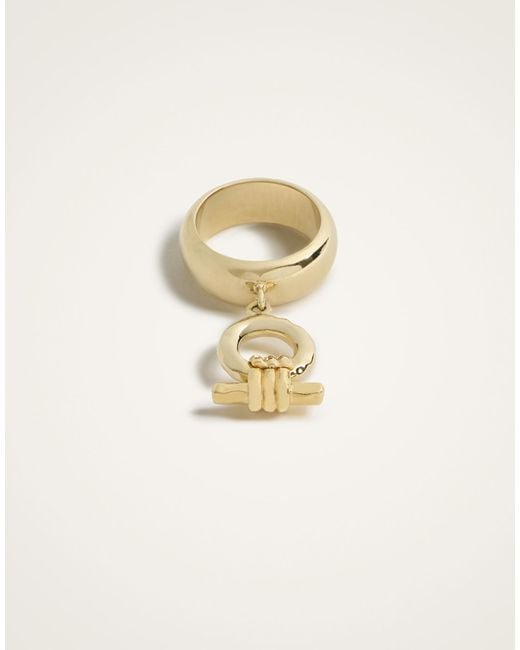 LaDoubleJ Natural Shen Loop Ring