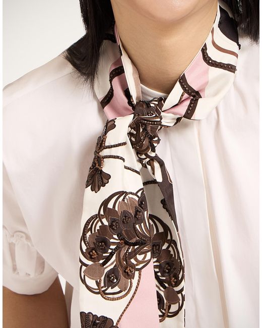 LaDoubleJ Natural Skinny Scarf