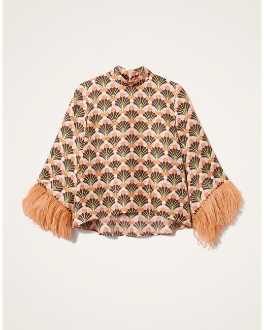 LaDoubleJ Brown Make An Exit Top
